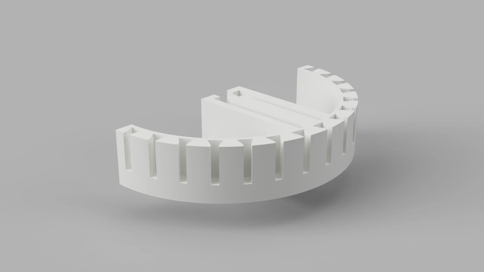 Adjustable thigh bracket.
