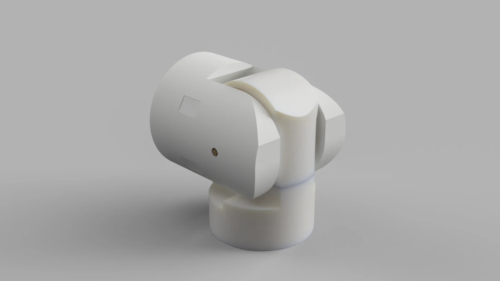 Knee cap CAD render.