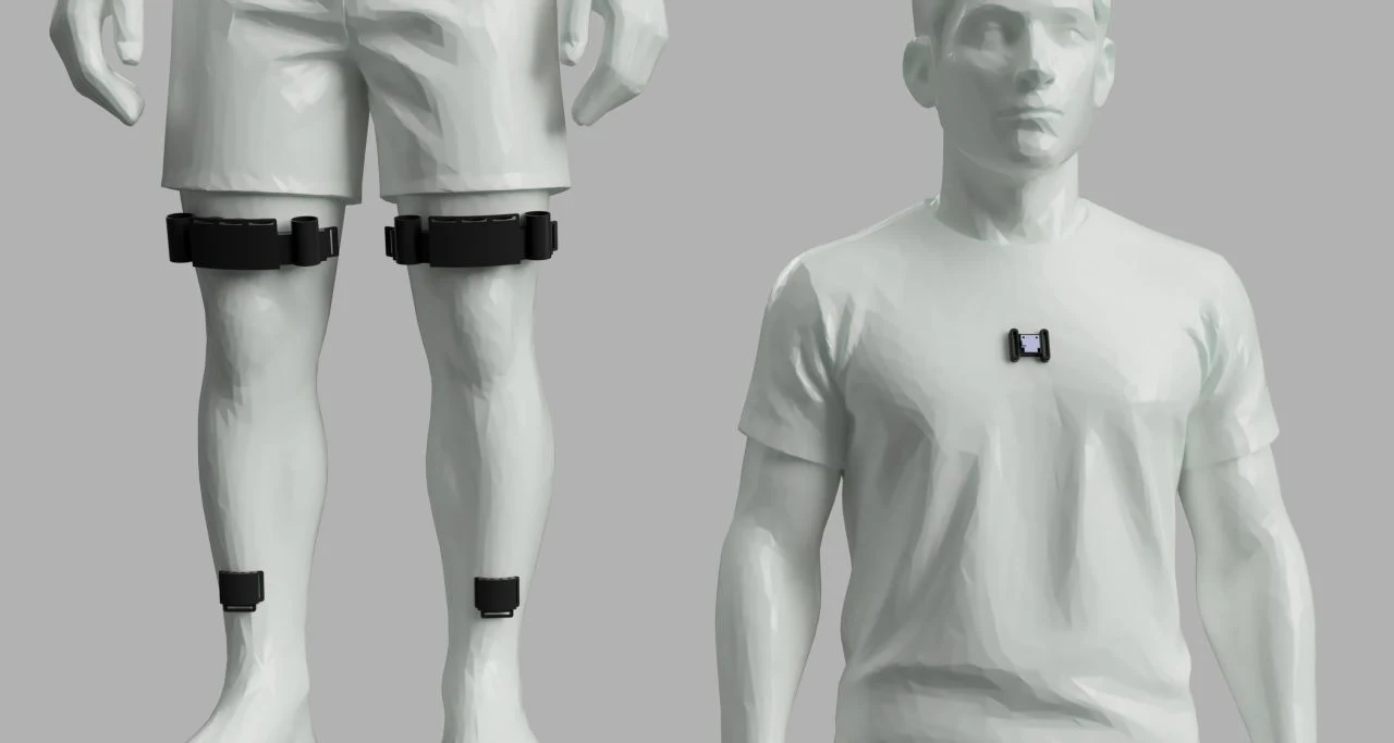 Exoskeleton model visualisation.